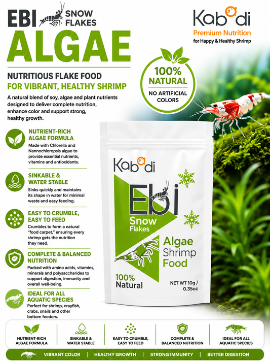 Kabadi EBI Snow Flakes Algae Shrimp Food