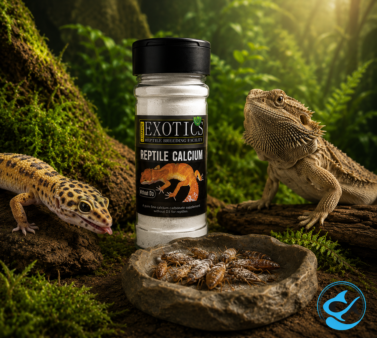 Ultimate Exotics Reptile Calcium Without D3