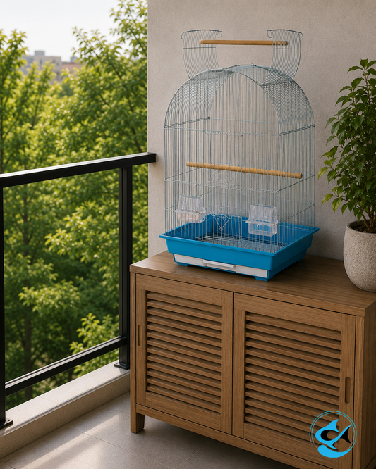 Round Top Open Bird Cage BC610-OP