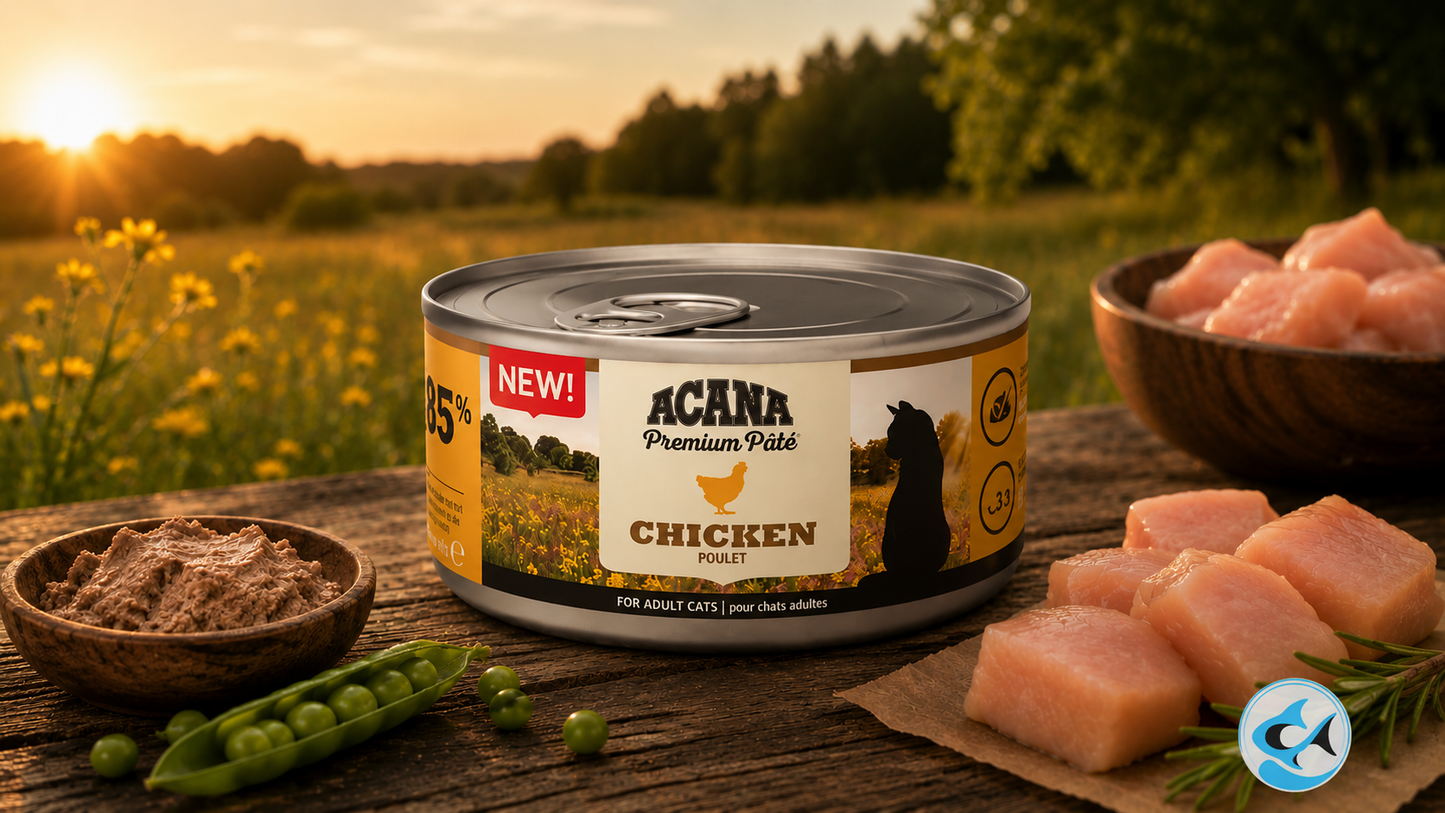 Acana Premium Cat Chicken in Bone Broth Pate 85g