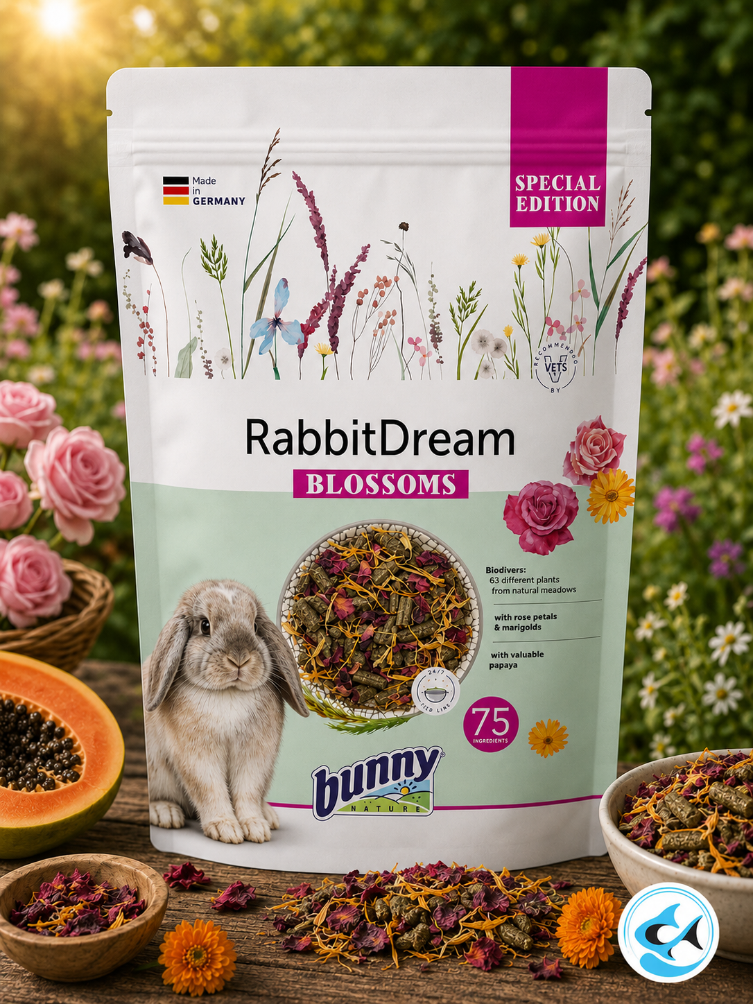 Bunny Nature Rabbit Dream - Blossoms  1.5kg