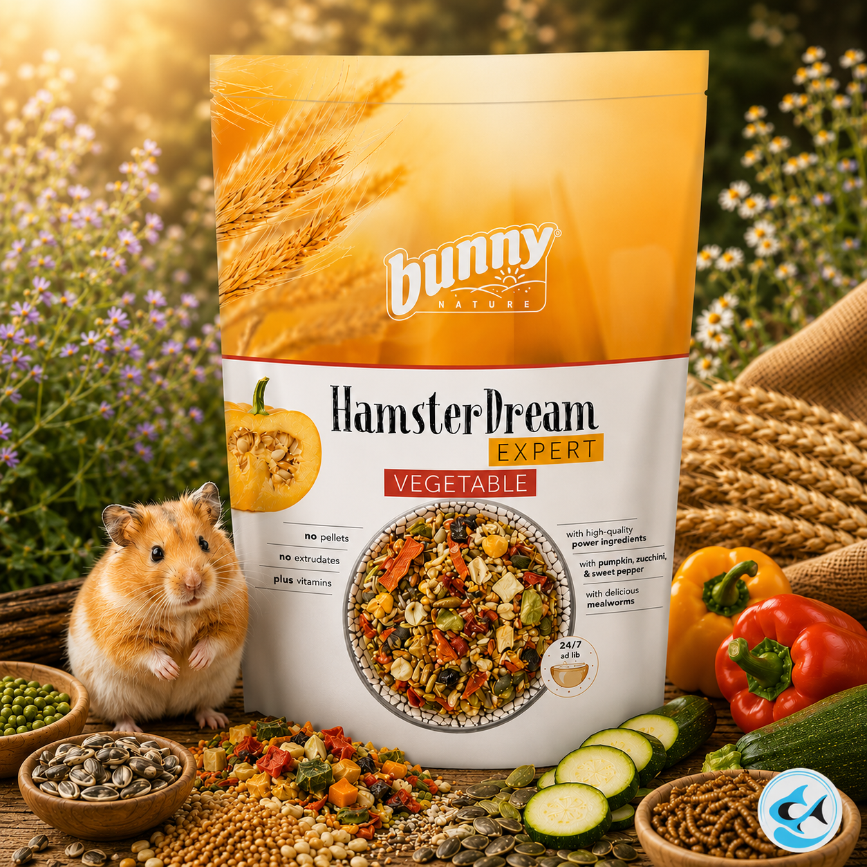 Bunny Nature HamsterDream Expert Vegetable 500g