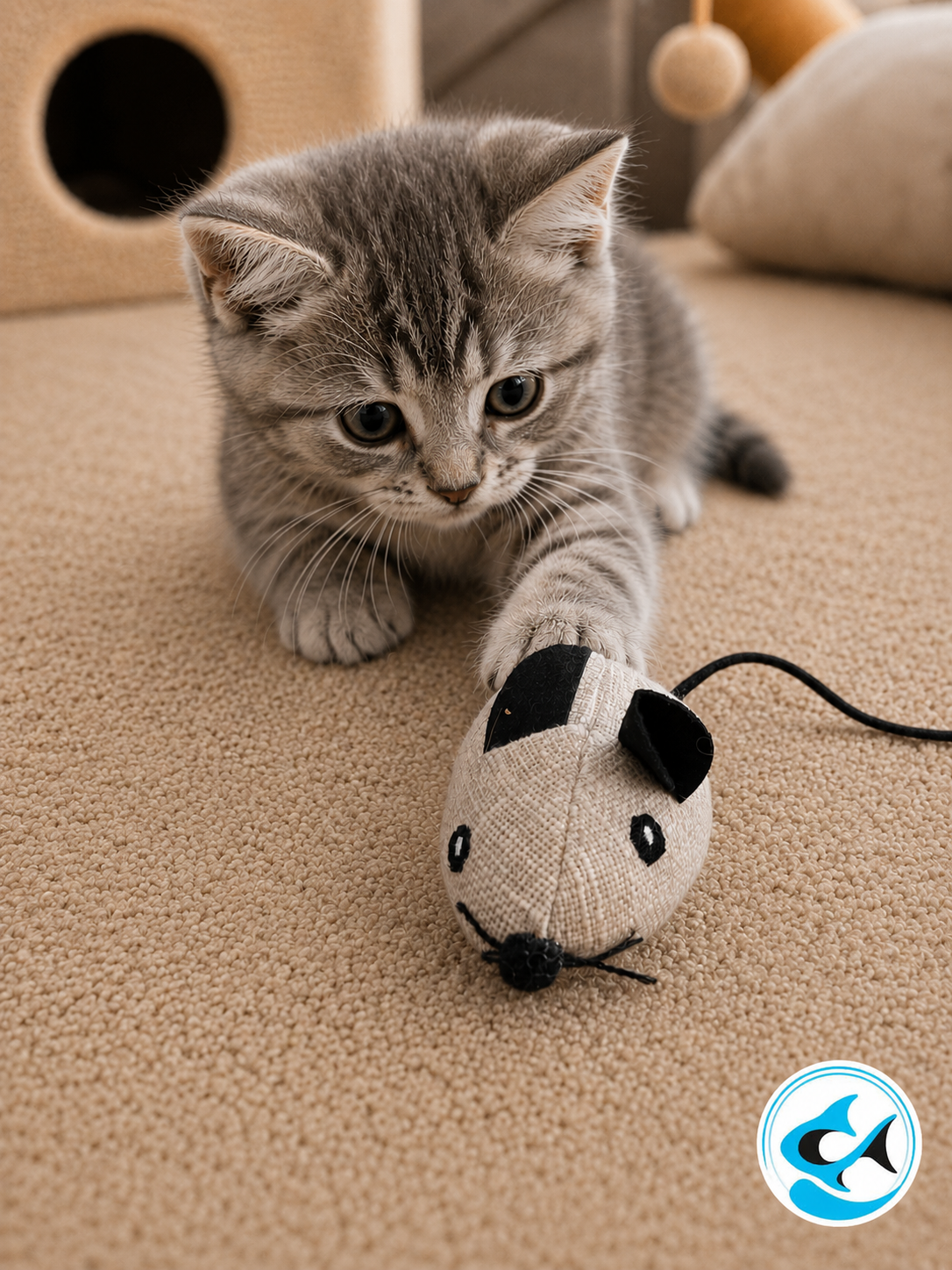 CP Mouse Cat Toy - Oat Meal