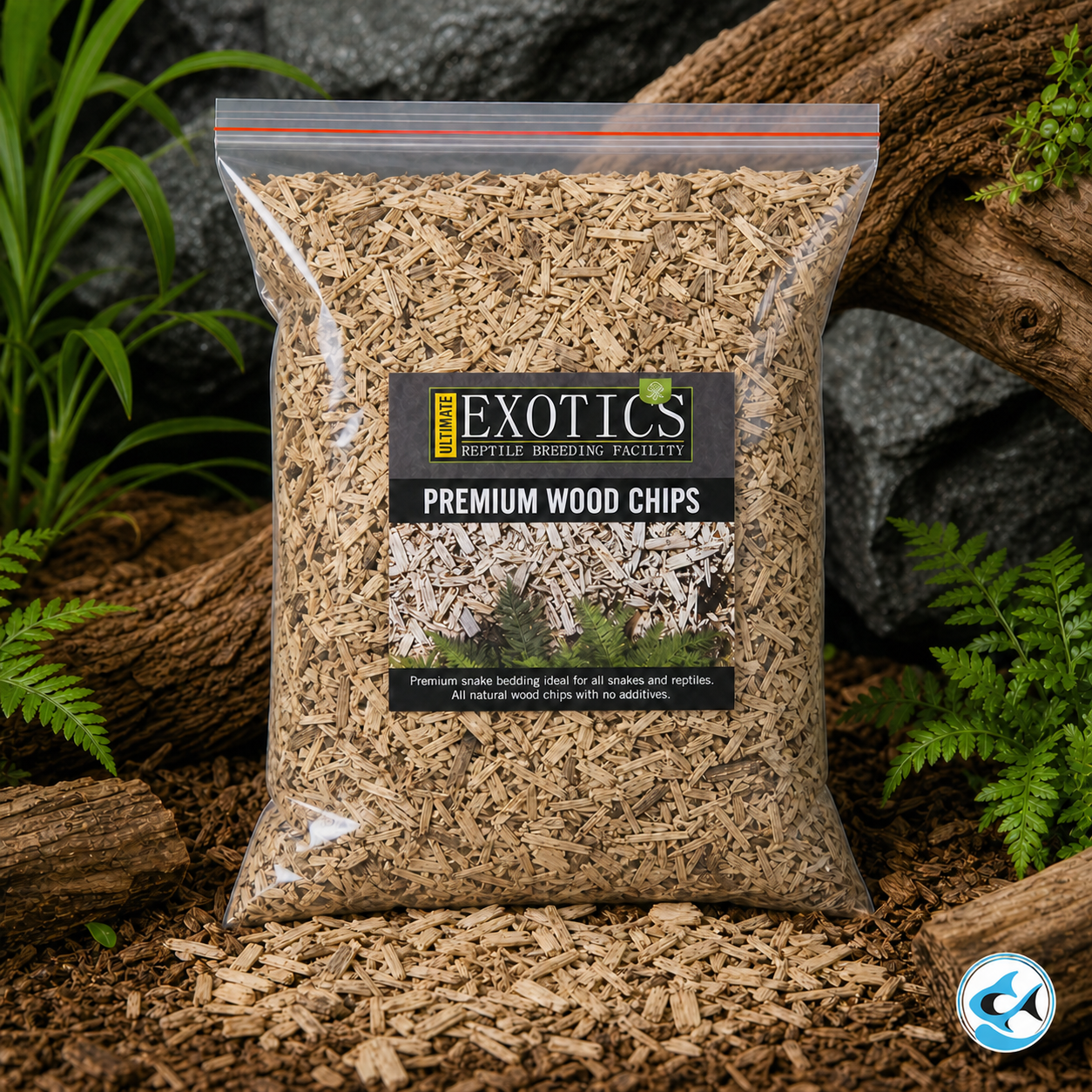 Ultimate Exotics Premium Wood Chips 25L
