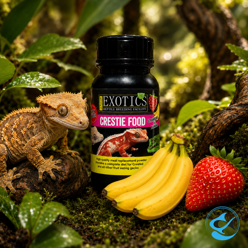 Ultimate Exotics Crestie Food Strawberry & Banana 50g