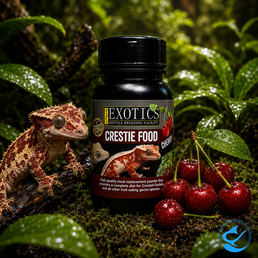 Ultimate Exotics Crestie Food 50g - Cherry