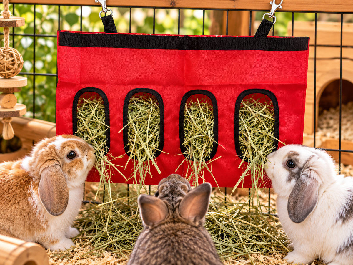 Hanging Hay Feeder - Red