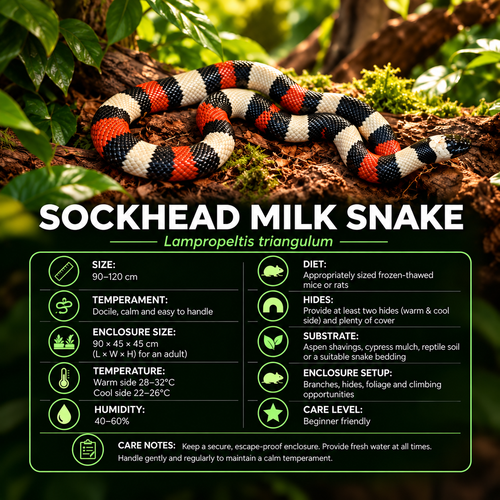 Sockhead Milk Snake #CP4 - Female