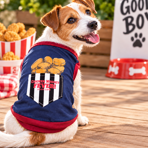 DLSUM Nugget Fever Doggy Tee (Navy)