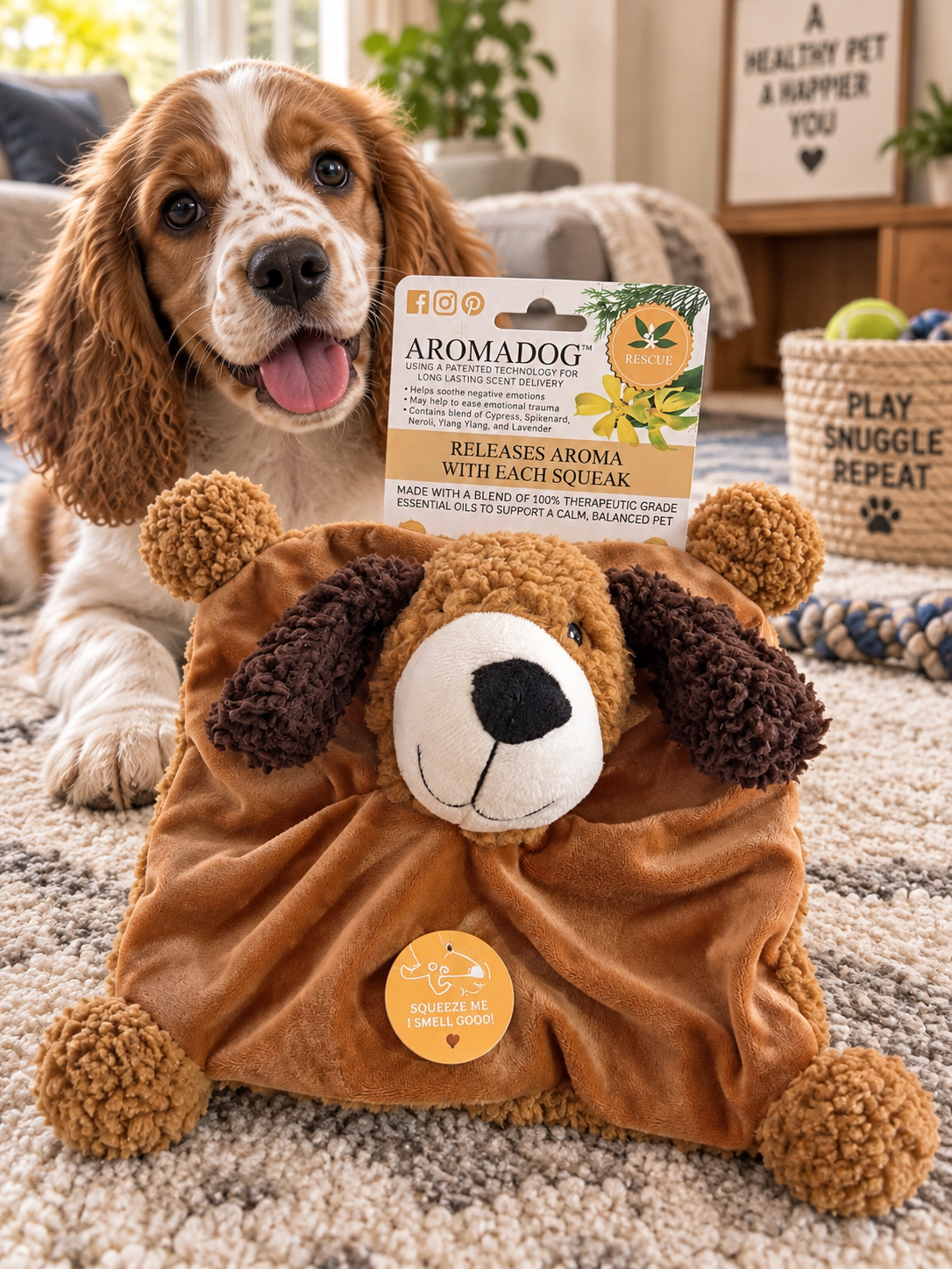 Aromadog Rescue Scented Plush Dog Toy
