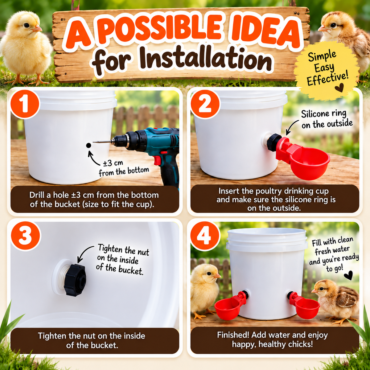 Automatic Poultry Waterer
