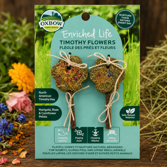 Oxbow Enriched Life Timothy Flowers - 2pck