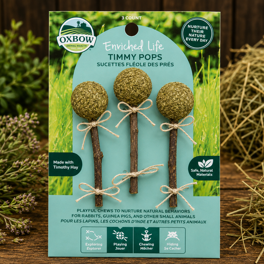 Oxbow Enriched Life Timmy Pops - 3pck