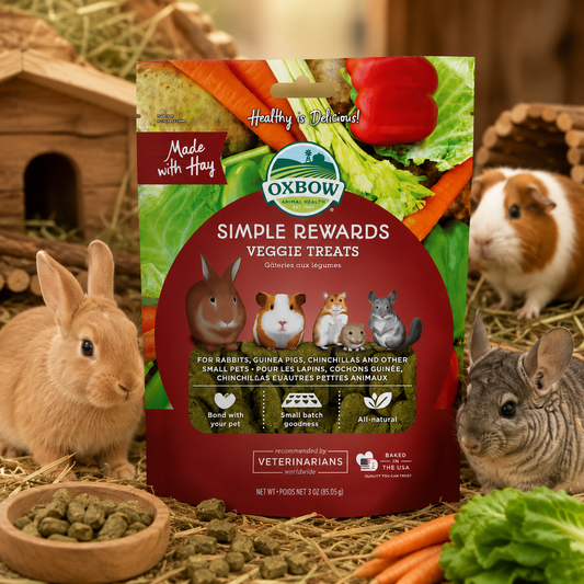 Oxbow Simple Rewards Veggie Treats - 85g
