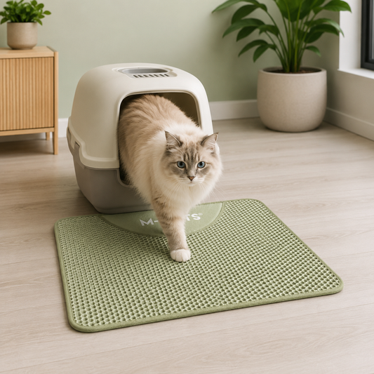 Mpets Duplex Litter Mat Green