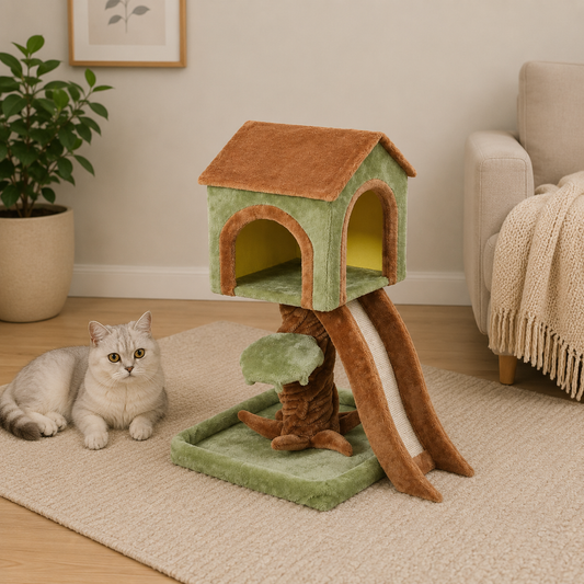Cat Tree Forest Hut