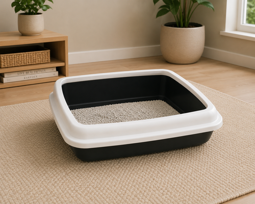 Rectangular Cat Tray With Cover