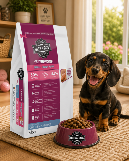Ultra Dog Superwoof small-medium puppy 3kg