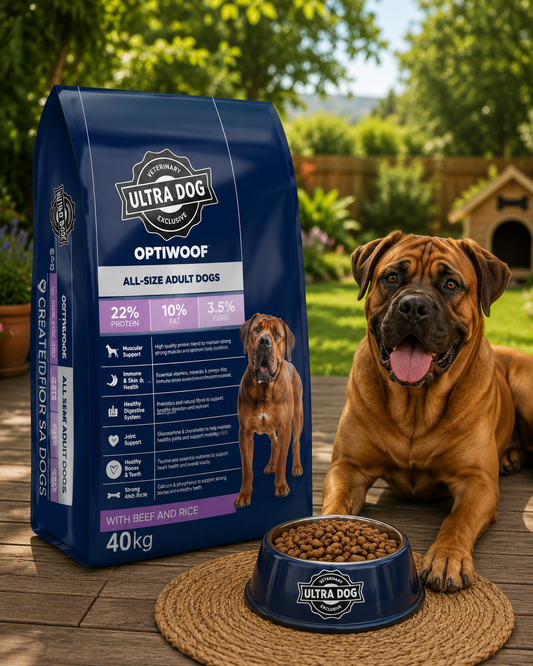 Ultra Dog Optiwoof Adult Beef & Rice - 40kg
