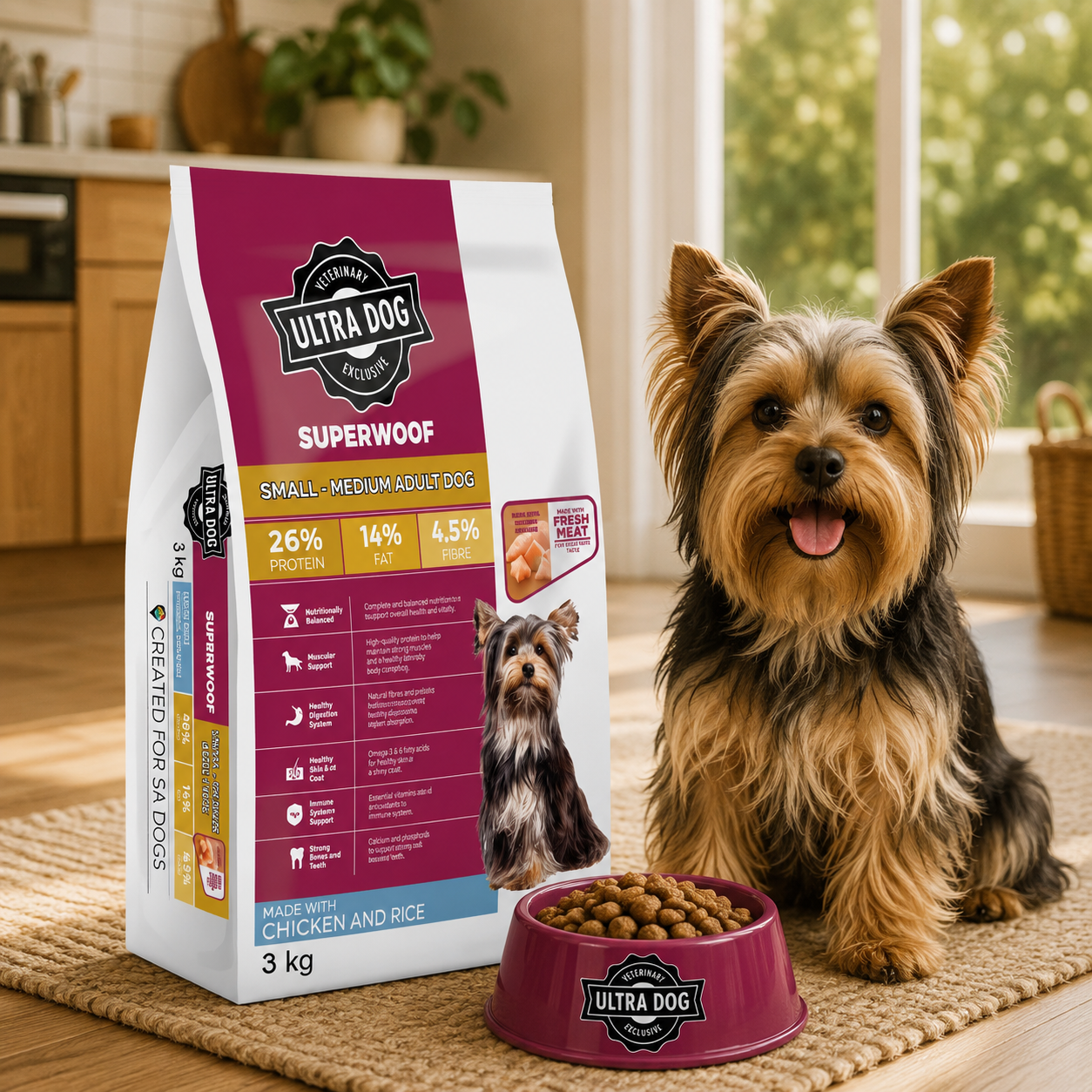 Ultra Dog superwoof Small-Med Adult Chicken & rice