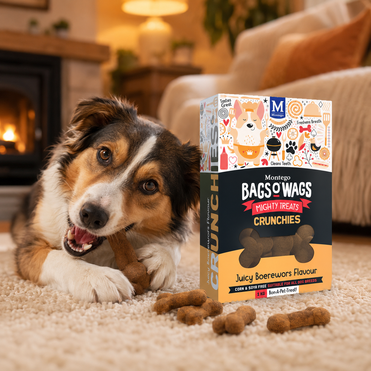 Montego bags O' Wags Boerewors - 1KG