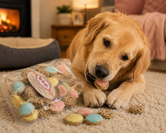 Pet Patisserie Dog Biscuits - Iced Buttons (500g)