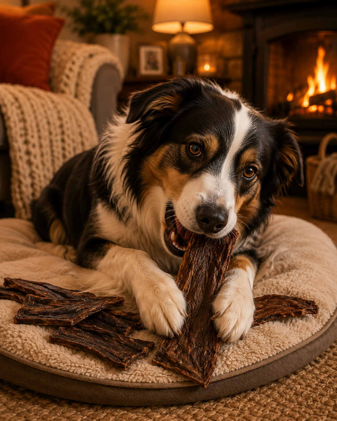 Pet n Chew - Jerky Flats (beef) 100g
