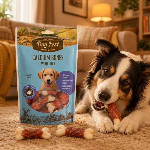 Dog Fest - Calcium Bones For Puppies (Duck)