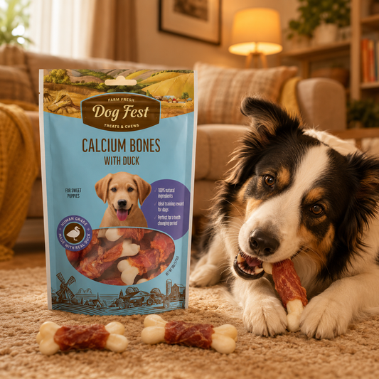 Dog Fest - Calcium Bones For Puppies (Duck)
