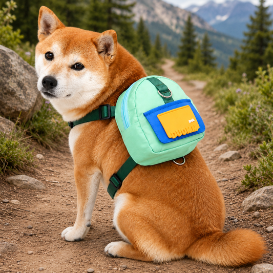 Dog Backpack Harness & Leash Set