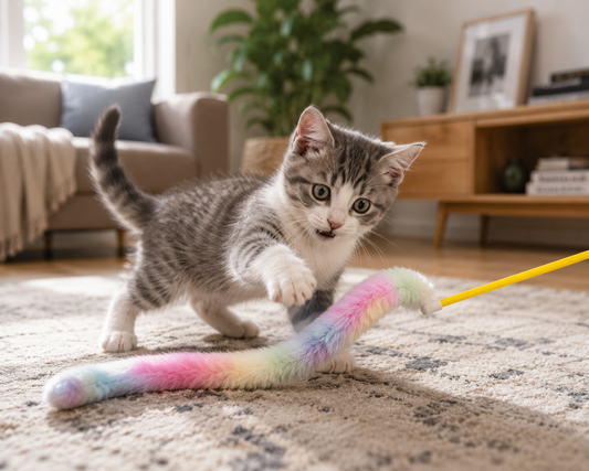 Unicorns Tail Cat Toy