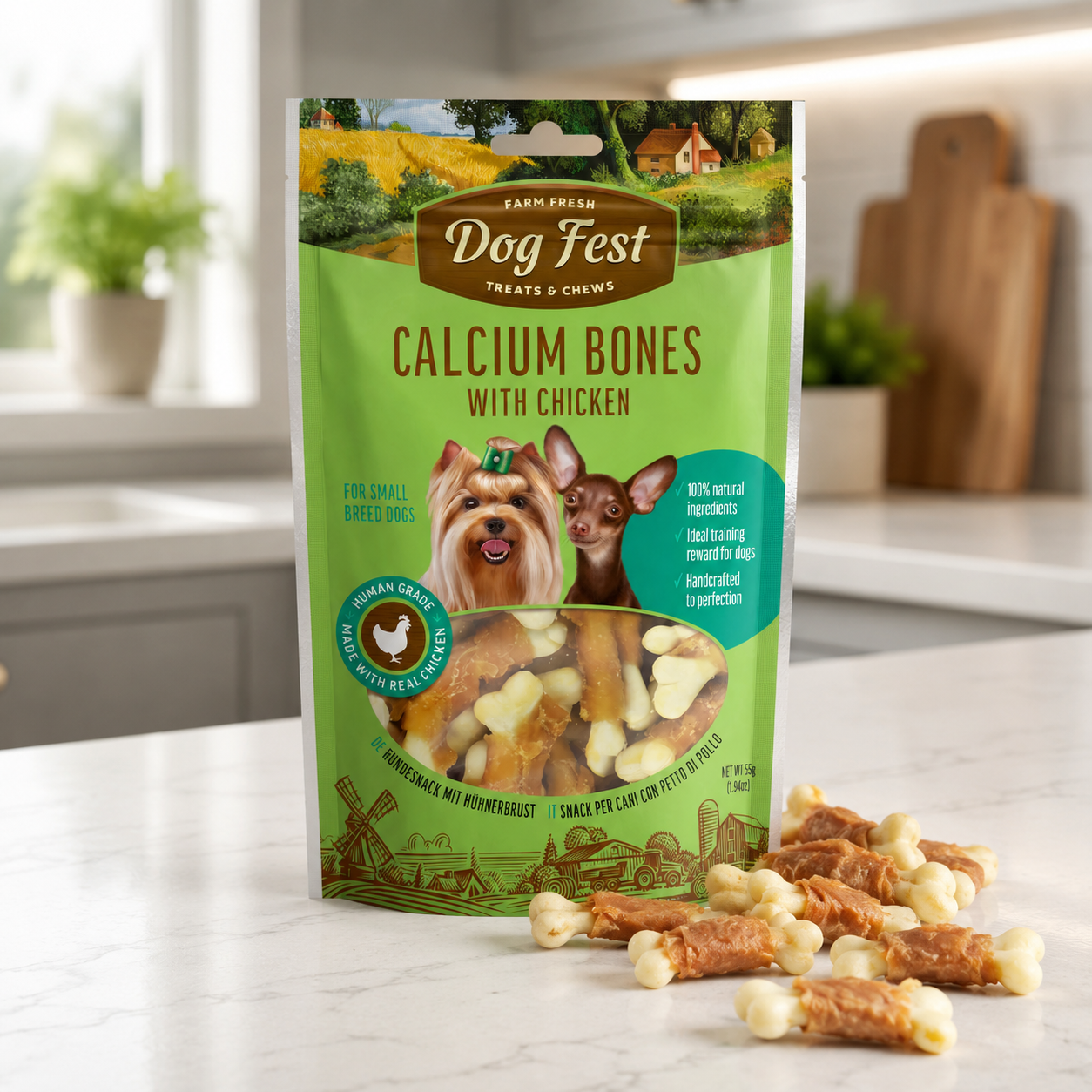 Dog Fest Calcium Bones - Small Dog