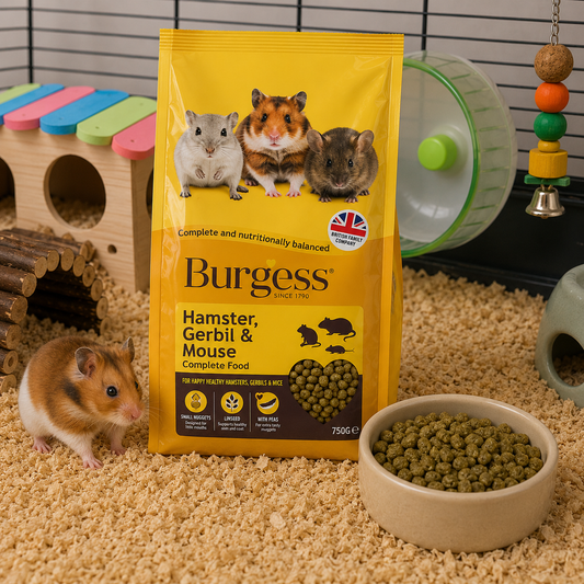 Burgess Excel Gerbil / Mouse / Hamster Nuggets 750g