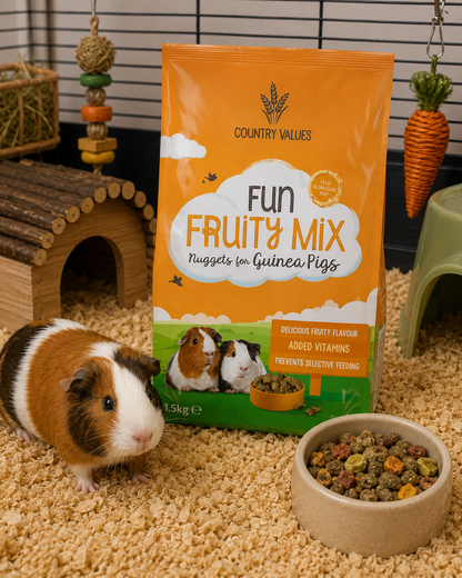 Country Values Fruity Guinea Pig Nuggets 1.5KG