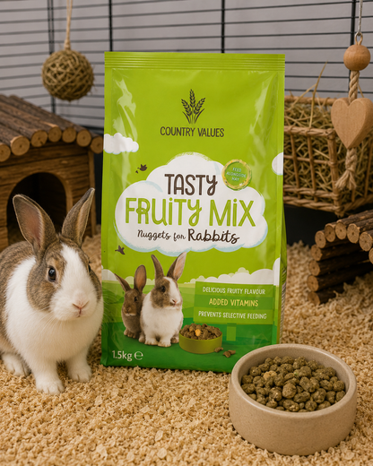 Country Values Fruity Rabbit Nuggets 1.5KG