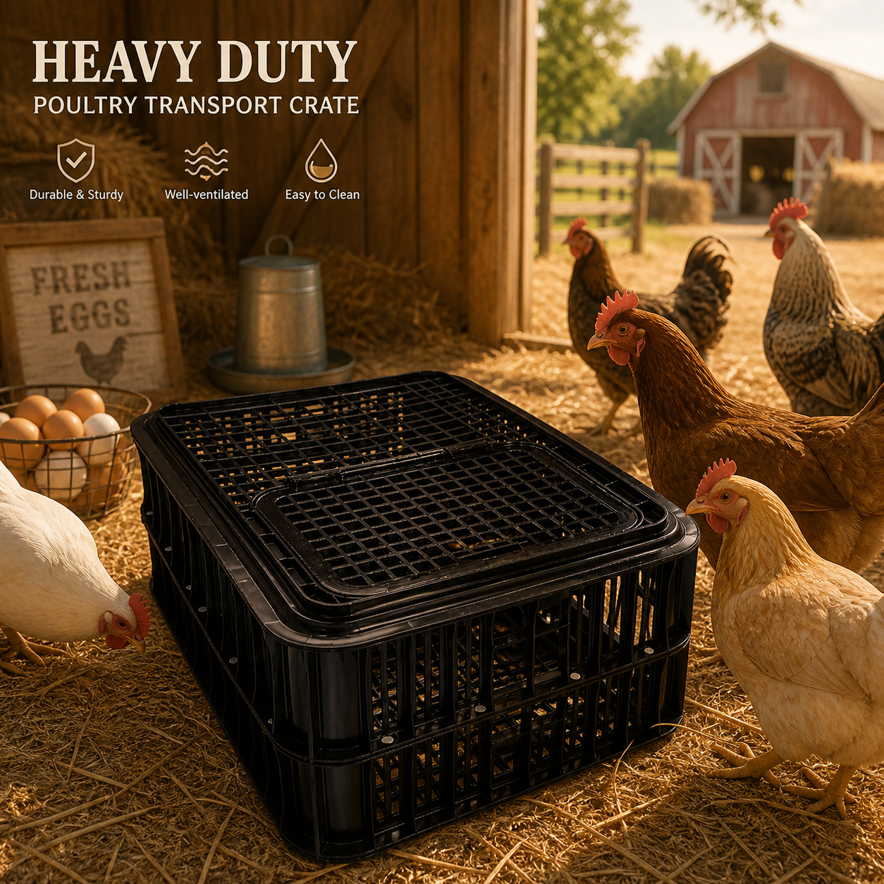 Classic Live Poultry Crate