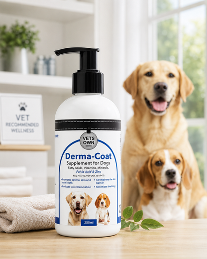 Vets Own Derma-Coat Supplement For Dogs 250ml