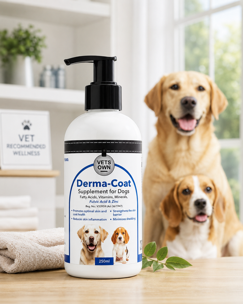 Vets Own Derma-Coat Supplement For Dogs 250ml