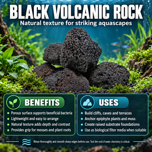Black Volcanic Rock