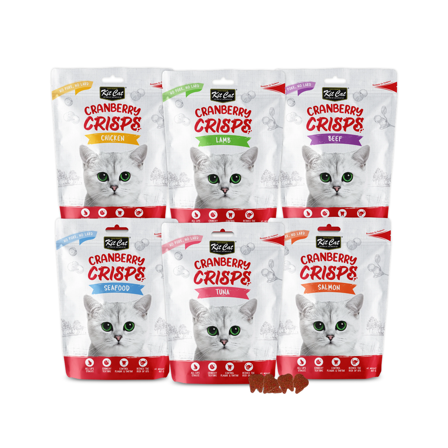 KitCat Cranberry Crisps 60g