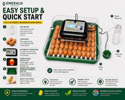 Emerald 116 Egg Automatic Incubator