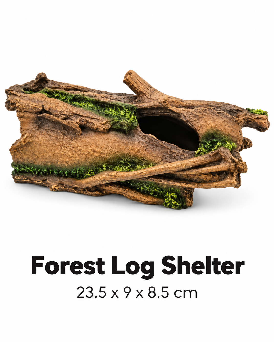 Reptile Forest Log Shelter