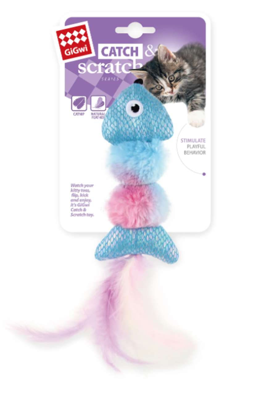 Gigwi Catch n Scratch Cat toy