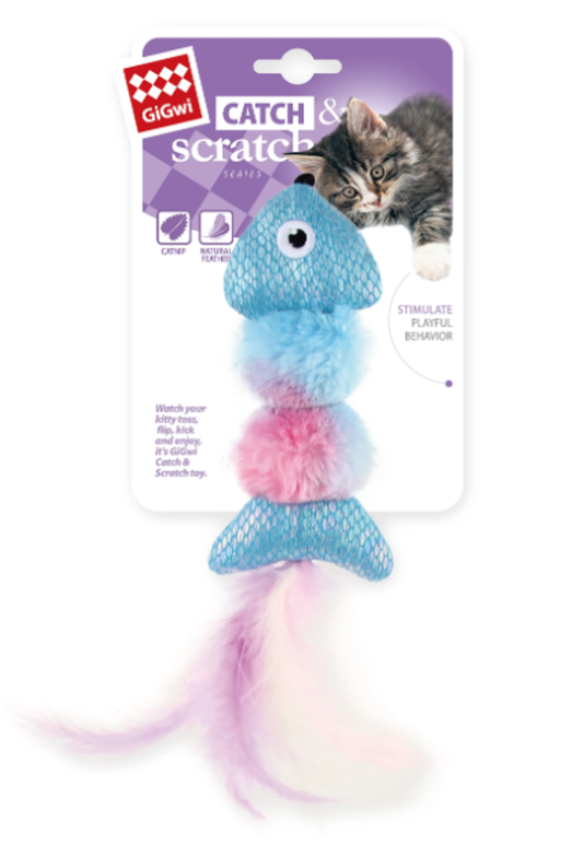 Gigwi Catch n Scratch Cat toy