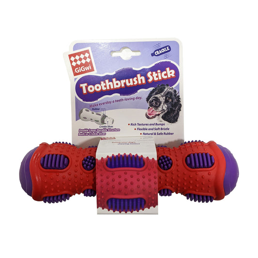 Gigwi Stick Rubber Dental Chew With Crinkle Sound