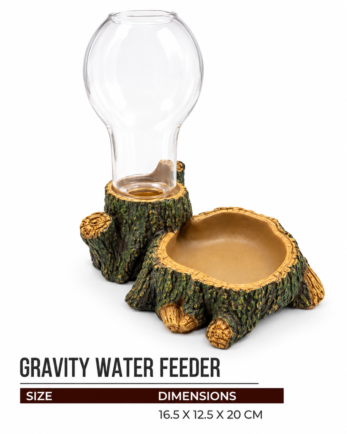 Gravity Water Feeder for Reptiles