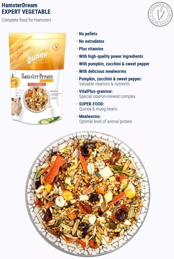 Bunny Nature HamsterDream Expert Vegetable 500g