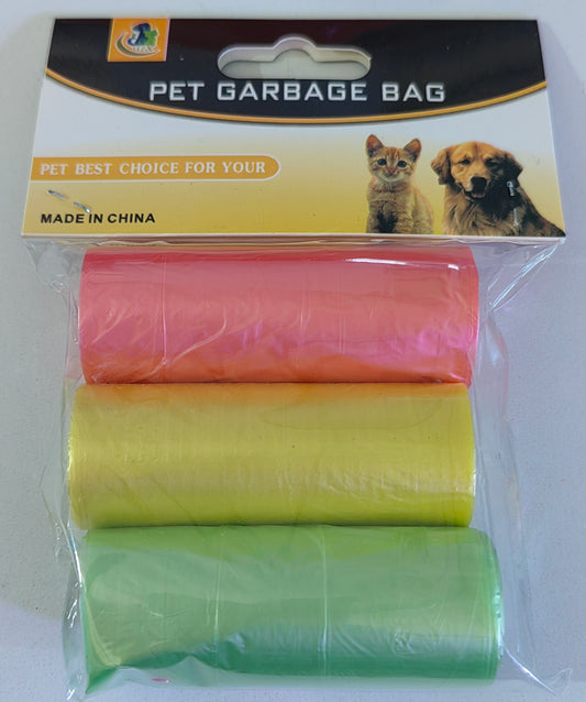 Doggy Poop Bags 3pck