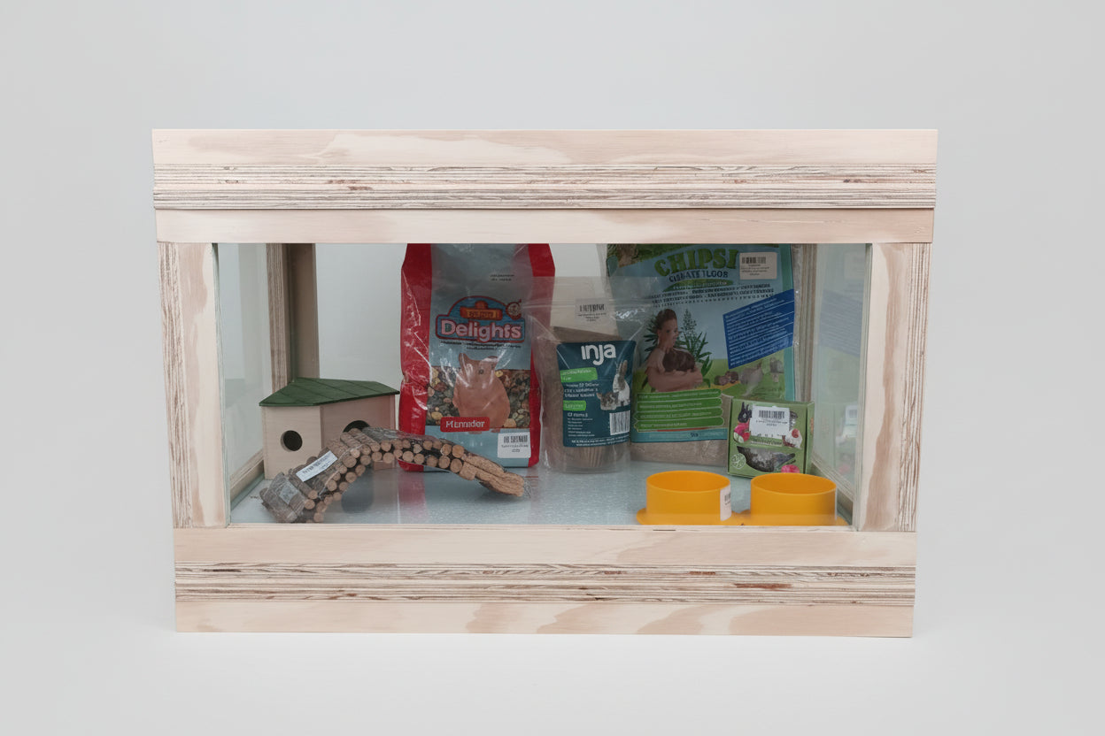 Wooden Hamster Starter Kit #4