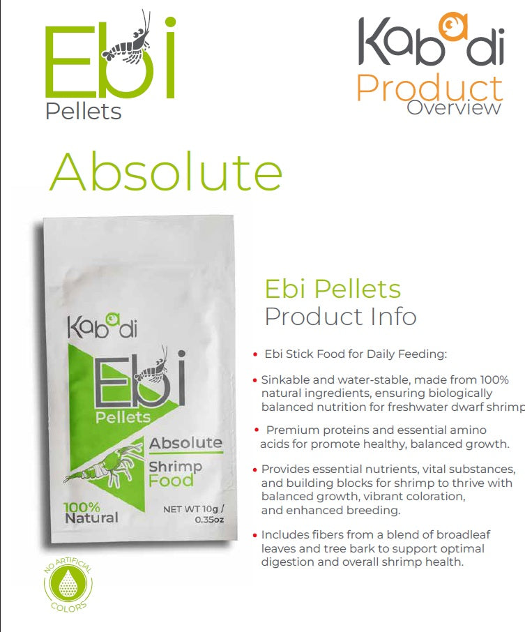 Kabadi EBI Pellets Shrimp Food Absolute